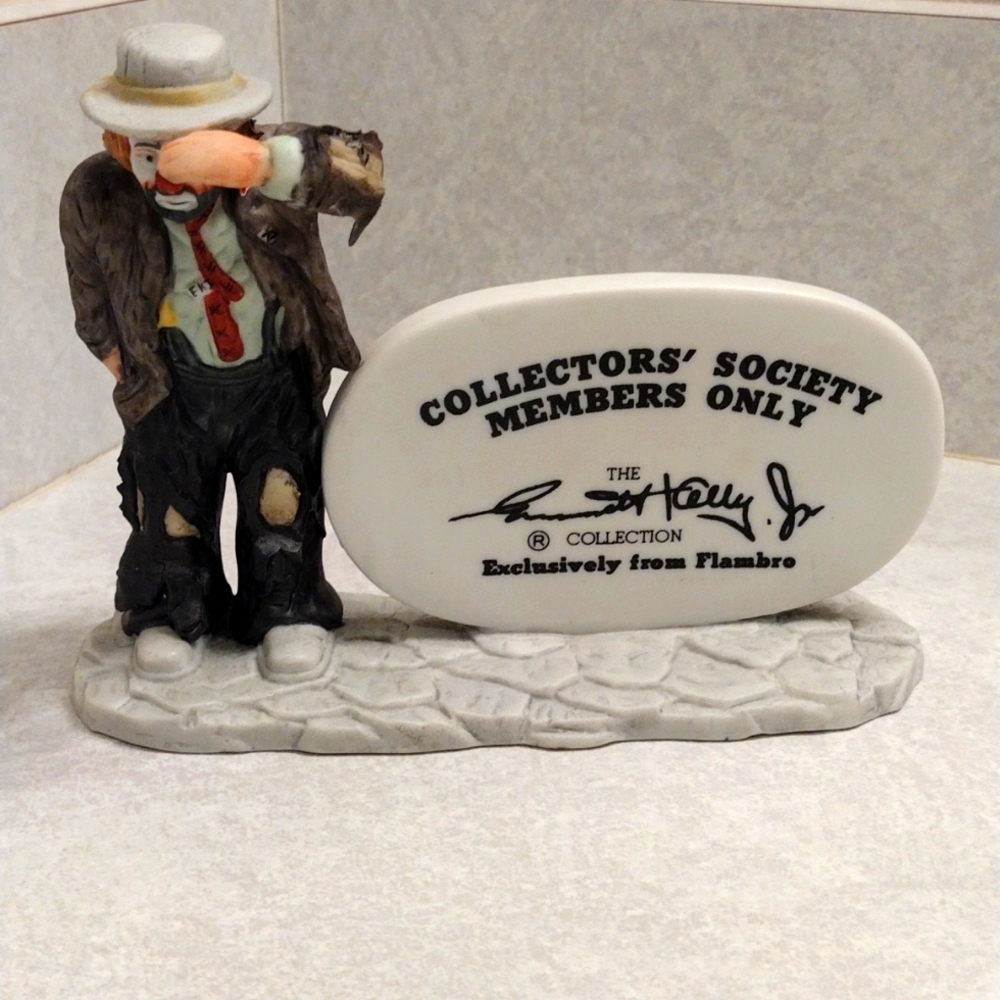 Emmett Kelly figurine.